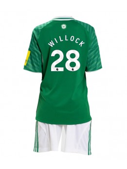 Billige Newcastle United Joe Willock #28 Bortedraktsett Barn 2025-26 Kortermet (+ Korte bukser)